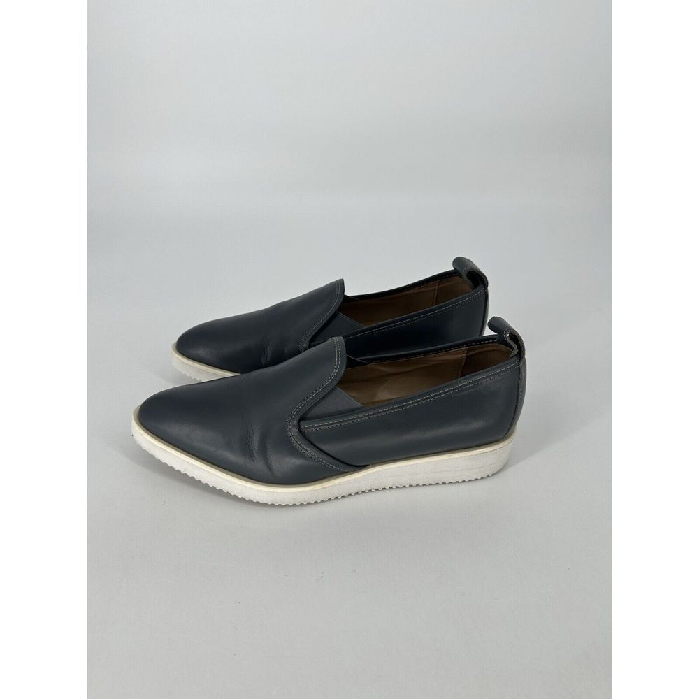 Everlane Shoes Womens 9 Blue Leather Loafers The Street Casual Comfort Oxfords